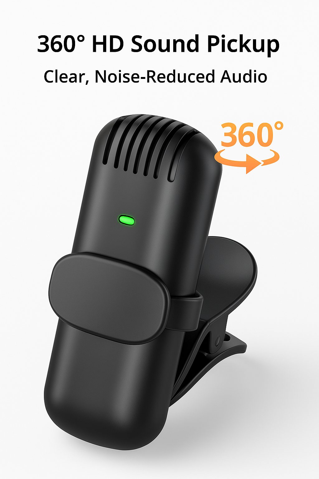 Portable Wireless Lapel Mic β Pro Sound with Charging Box for iPhone & Android